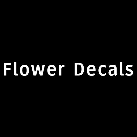 Flower Decals