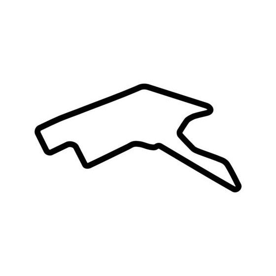 Adelaide Street Circuit Short Race Track Outline Vinyl Decal Sticker
