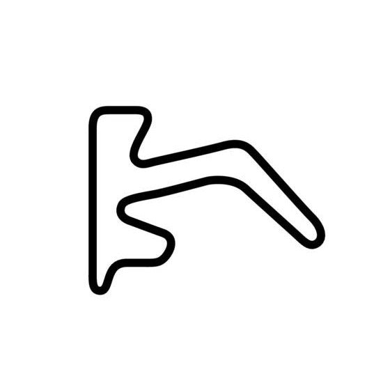 Alastaro Circuit Race Track Outline Vinyl Decal Sticker