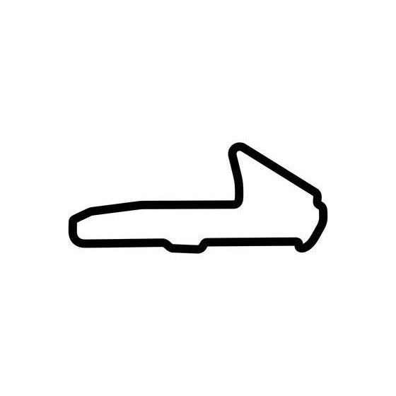 Albi Circuit Race Track Outline Vinyl Decal Sticker