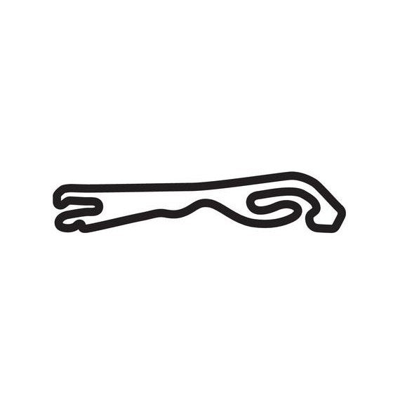 Anneau Du Rhin Loisir Circuit Race Track Outline Vinyl Decal Sticker