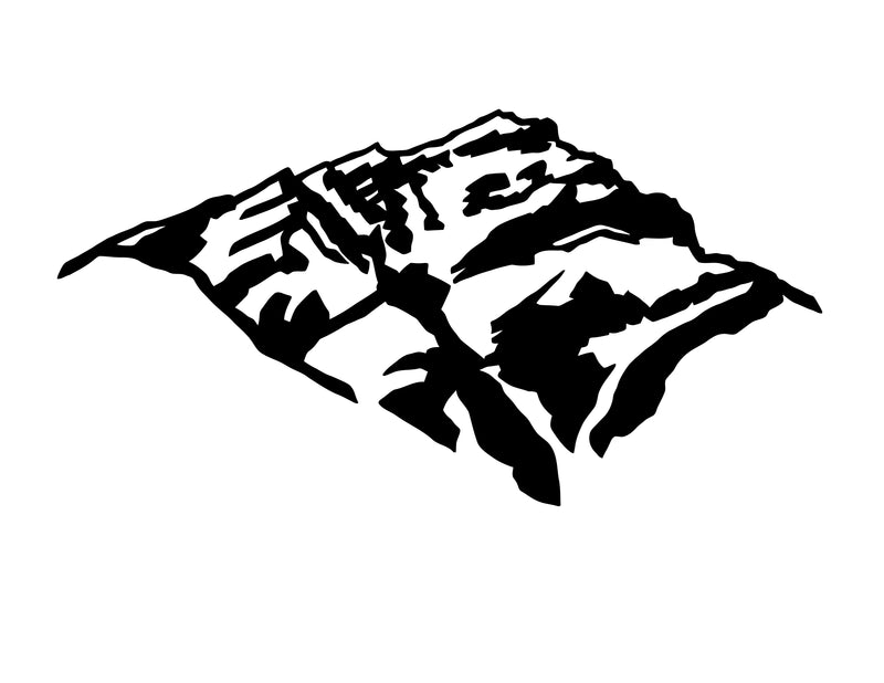 Banff National Park Rocky Mountain Peaks Nature Alberta Canada Vinyl Decal Sticker