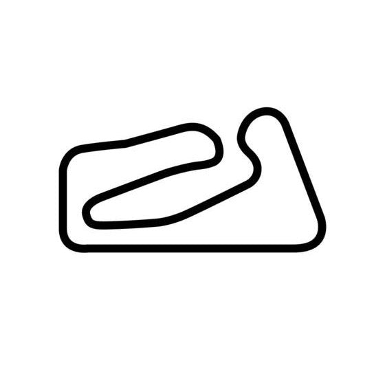 Botniaring Racing Circuit Race Track Outline Vinyl Decal Sticker