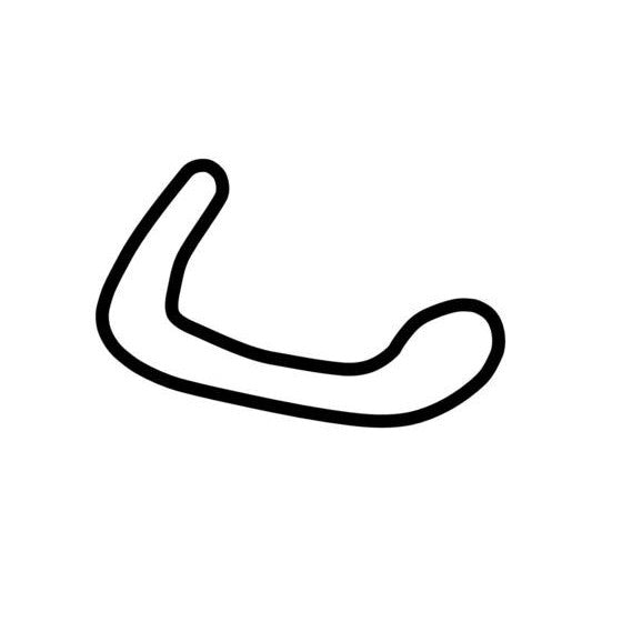 Brands Hatch Indy Circuit Race Track Outline Vinyl Decal Sticker