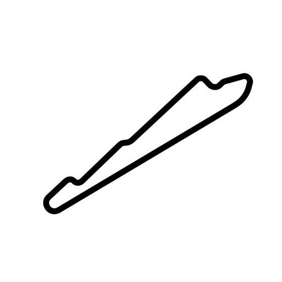 Calder Park Raceway Road Course Race Track Outline Vinyl Decal Sticker