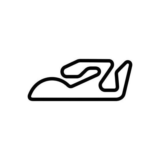 Circuit Ricardo Tormo Circuit Race Track Outline Vinyl Decal Sticker