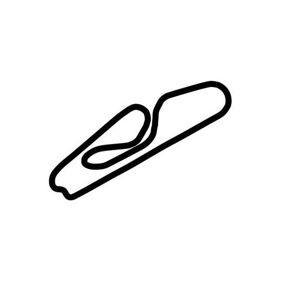 Curitiba International Autodrome South America Race Track Outline Vinyl Decal Sticker