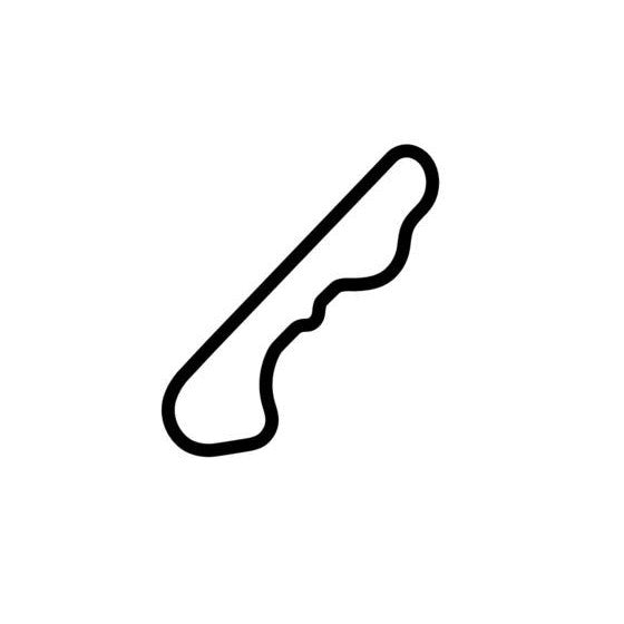 Dijon Prenois Short Circuit Race Track Outline Vinyl Decal Sticker