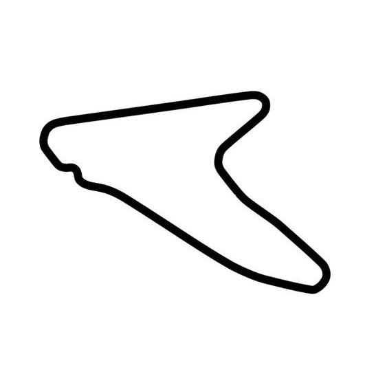 Dubai Autodrome Hill Handling Course Vinyl Decal Sticker