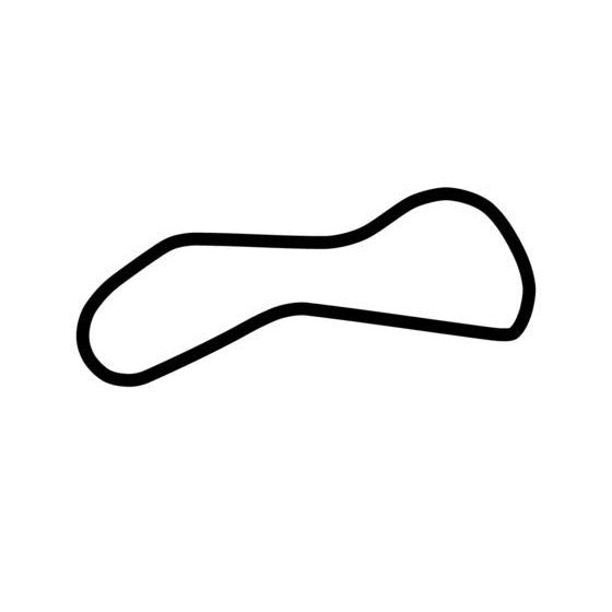 Dubai Autodrome Oval Handling Course Vinyl Decal Sticker