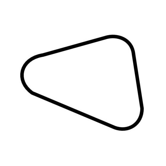 Eurospeedway Lausitz Tri Oval Circuit Race Track Outline Vinyl Decal Sticker