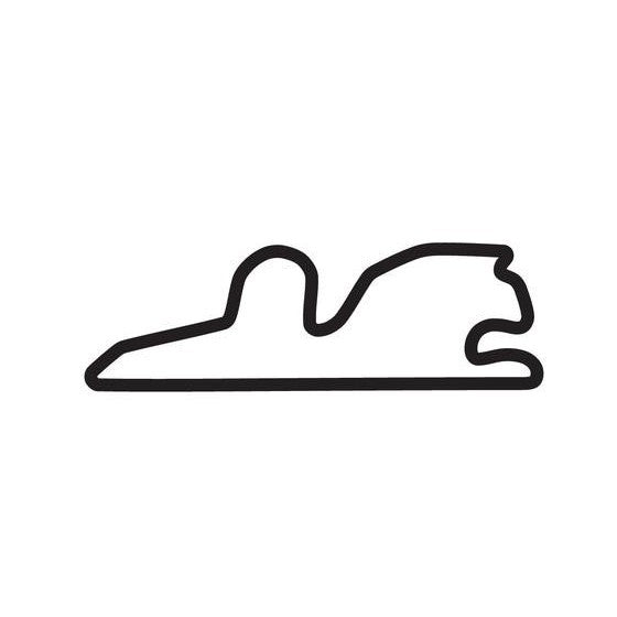 Fuji Speedway Circuit Race Track Outline Vinyl Decal Sticker