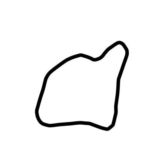 Goodwood Circuit Race Track Outline Vinyl Decal Sticker