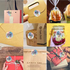 25 Custom Design Holographic Silver Label 2 Inch Round Sticker