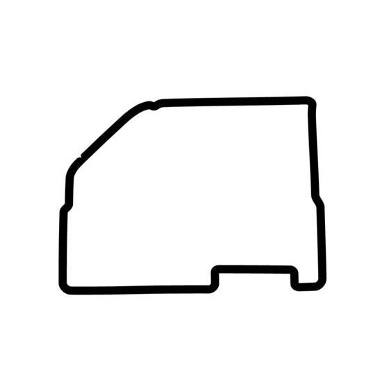 Homebush Street Circuit Race Track Outline Vinyl Decal Sticker