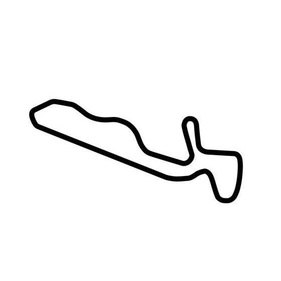 Knutstorp Ring Circuit Race Track Outline Vinyl Decal Sticker