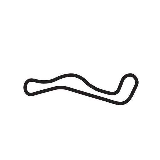 Lakeside International Raceway Race Track Outline Vinyl Decal Sticker