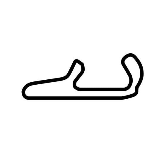 Mantorp Park Circuit 2 Circuit Race Track Outline Vinyl Decal Sticker