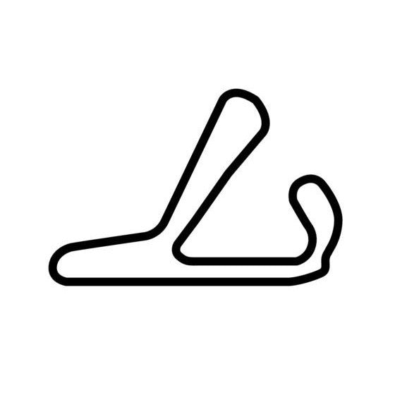 Mantorp Park Circuit 3 Circuit Race Track Outline Vinyl Decal Sticker