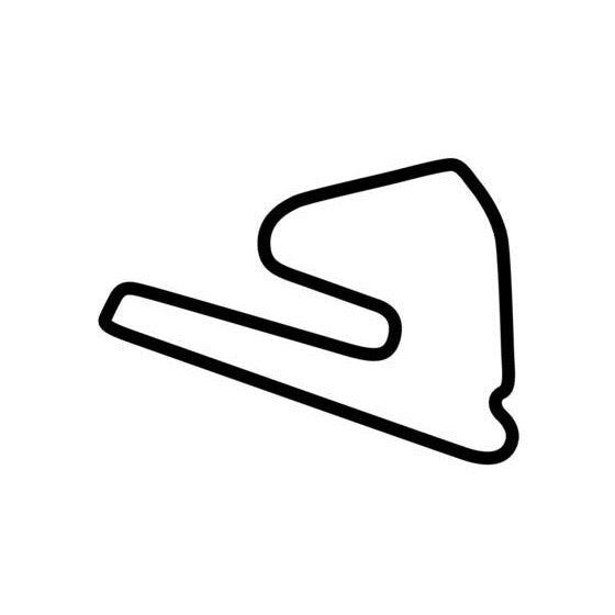 Mittsverigebanan Harnosand Circuit Race Track Outline Vinyl Decal Sticker