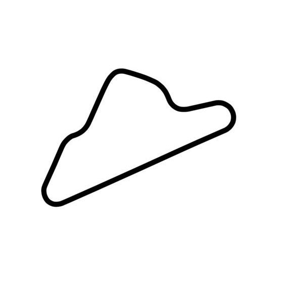 Oran Park Raceway South Circuit Race Track Outline Vinyl Decal Sticker