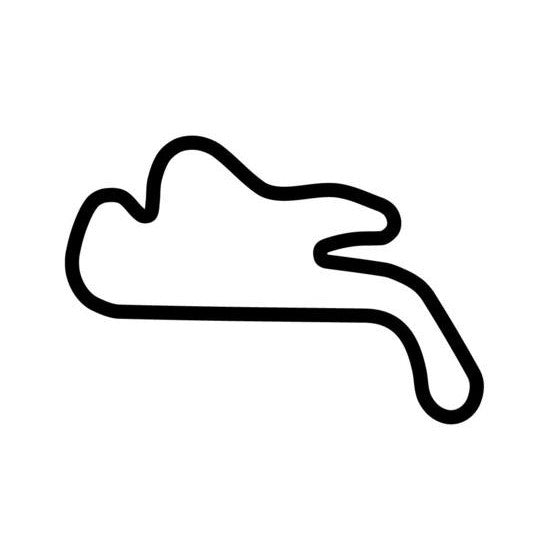 Phillip Island Grand Prix Circuit Race Track Outline Vinyl Decal Sticker