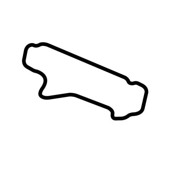 Pocono Intl Raceway Southeast Course Circuit Race Track Outline Vinyl Decal Sticker