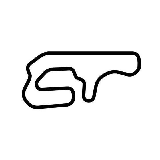 Serres Racing Circuit Race Track Outline Vinyl Decal Sticker