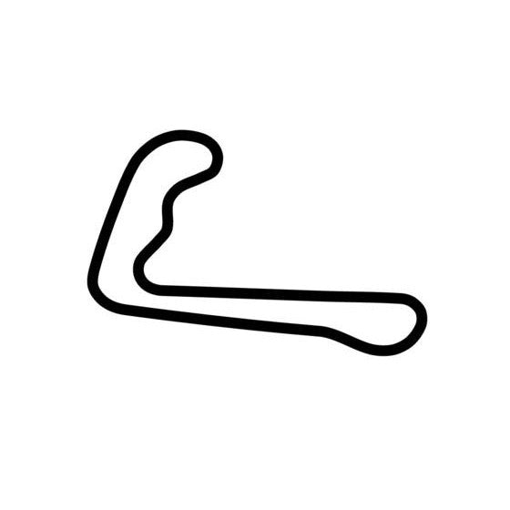 Summit Point Motorsports Park Jefferson Circuit Race Track Outline Vinyl Decal Sticker