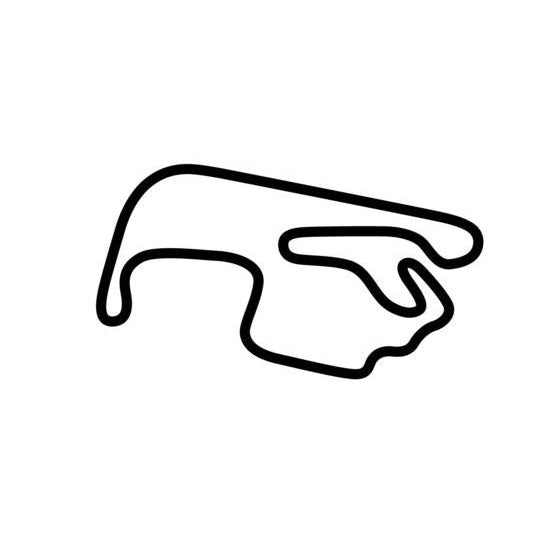 Sydney Motorsport Park Brabham Circuit Race Track Outline Vinyl Decal Sticker