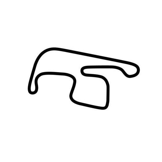 Sydney Motorsport Park Gardner Circuit Race Track Outline Vinyl Decal Sticker