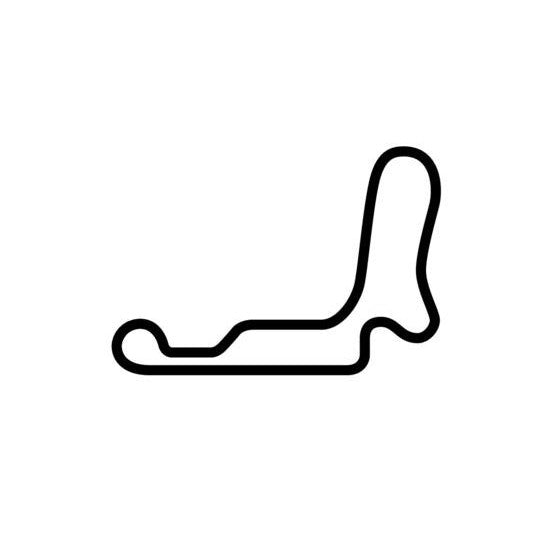 Tocancipa Autodrome Long South America Race Track Outline Vinyl Decal Sticker