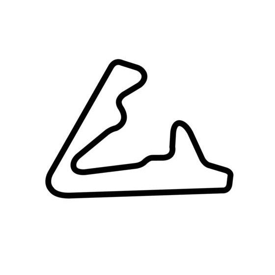 Toronto Motorsports Park Circuit Race Track Outline Vinyl Decal Sticker