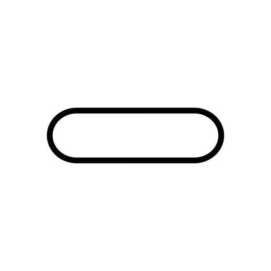 Transportation Research Center Ohio Oval Circuit Race Track Outline Vinyl Decal Sticker