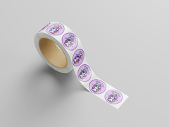 Well Done Motivational Kids Cute Unicorn Girl Design 3 Classroom School Homework Award Sticker