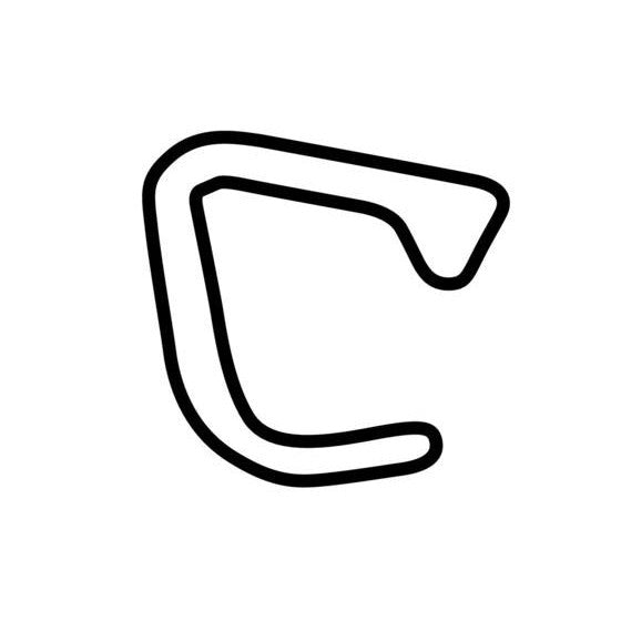 Zwartkops Raceway Circuit Race Track Outline Vinyl Decal Sticker