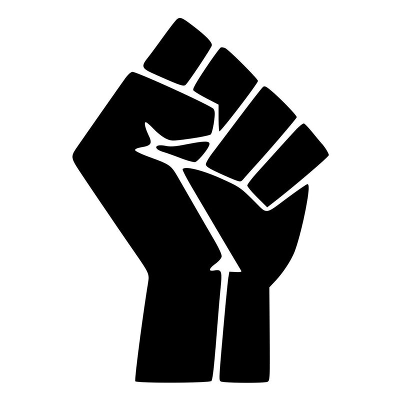 Black Lives Matter Fist BLM Symbol Die Cut Vinyl Sticker Decal Laptop