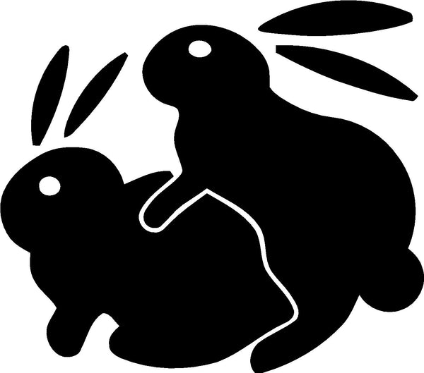 Bunny Rabbit Sex Volkswagen Vinyl Decal Sticker Decals Hut 