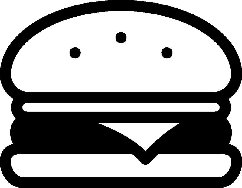 Burger Fast Food Decal Wall Sticker Picture