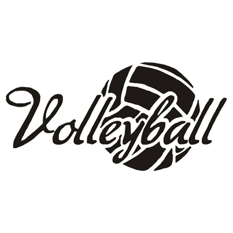 Creative Volleyball Vinyl Decal Car Window Bumper Auto Laptop Door Wall Sticker