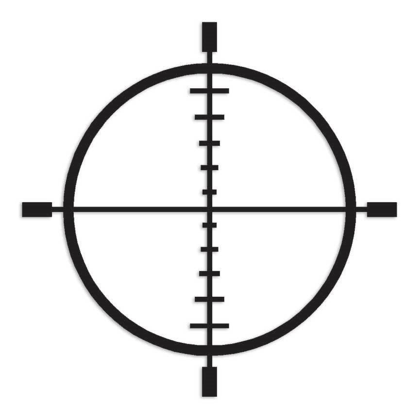 Crosshairs Target Decal Sticker