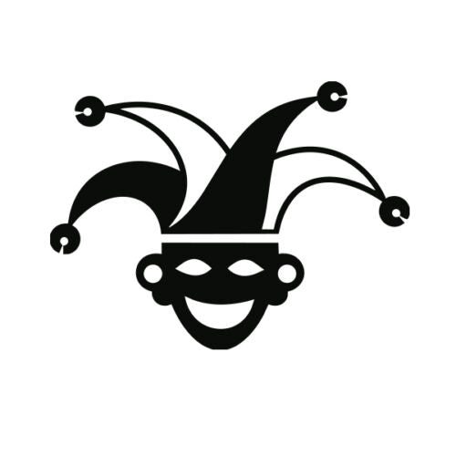 Jester vinyl decal sticker for Car Truck Window Bottle computer clown cute