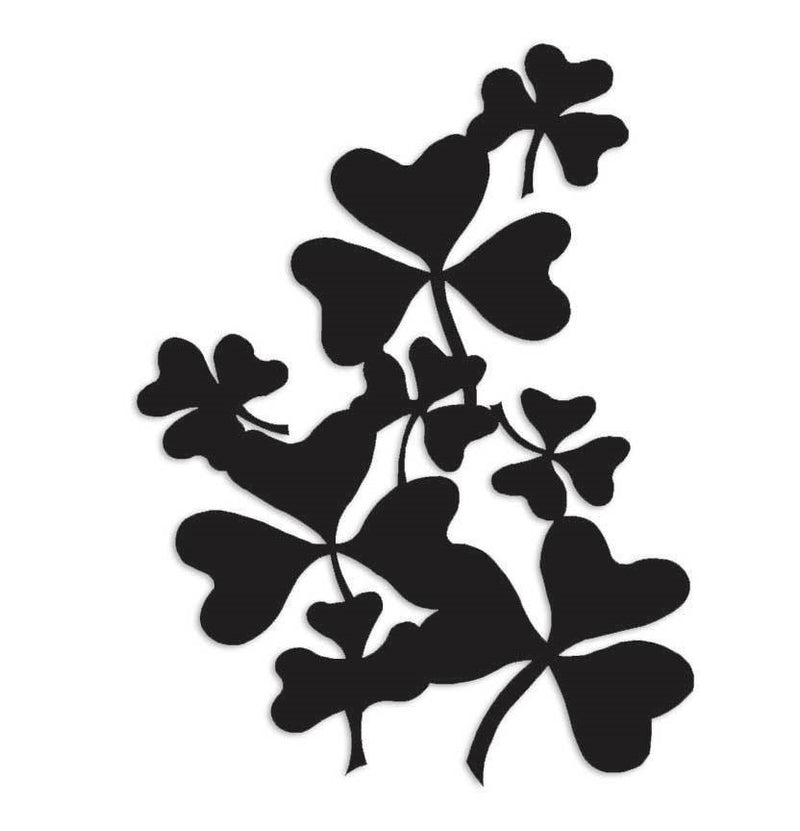 Shamrocks Irish Clover Decal Sticker