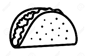 Taco Food Decal Vinyl Sticker Laptop Car Window
