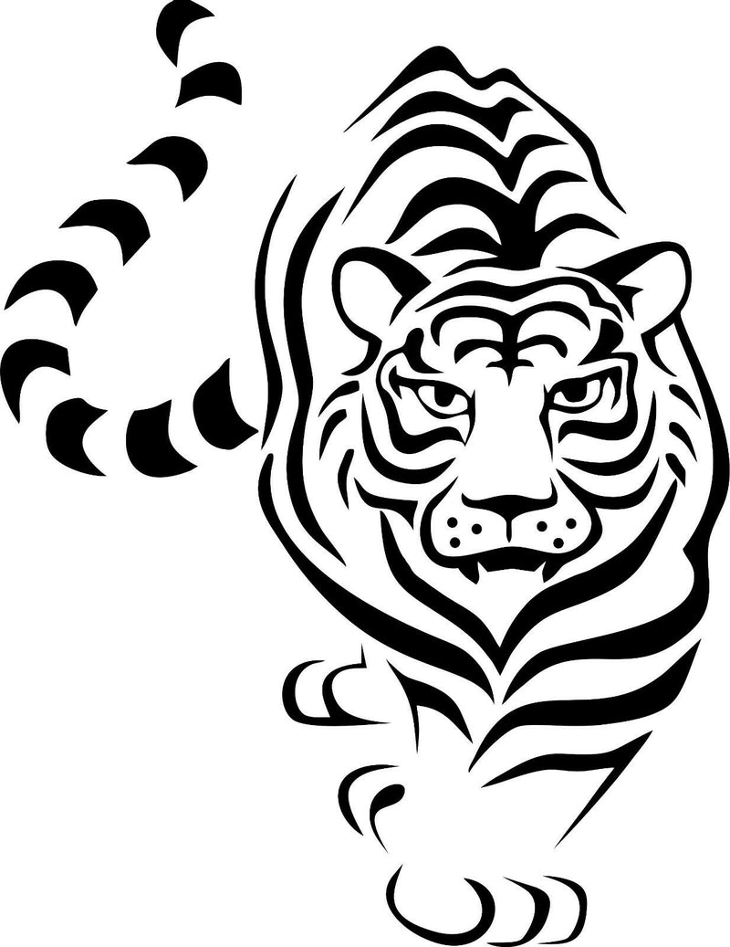 Tiger Decal Lion Cute Puma Funny Auto Car Bumper Window Vinyl Sticker Laptop