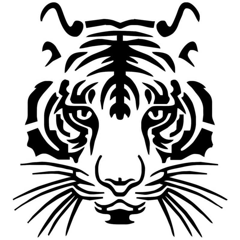 Tiger Head Big Cat Animal Vinyl Decal Sticker