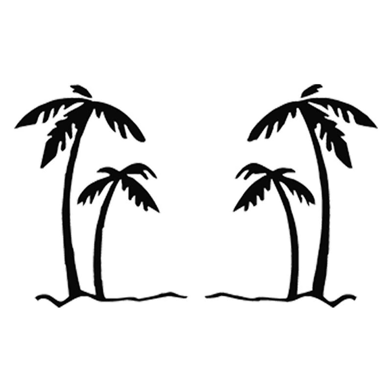 Tropical Plant Palm Tree Car Window Bumper Van Laptop Door Vinyl Decal Sticker