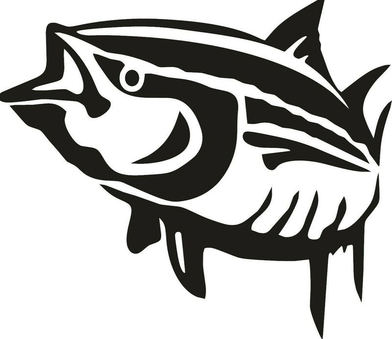 Tuna tunny fish vinyl decal sticker car boat truck window
