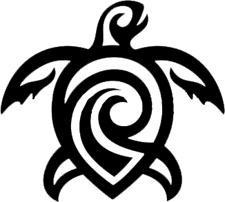 turtle tribal Vinyl Decal Sticker