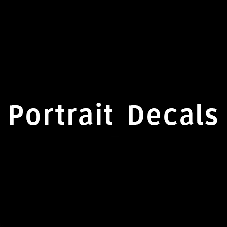 Portrait Decals